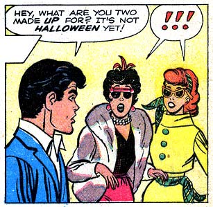 !, Hedy Wolfe, humor, Patsy Walker, punctuation, surprise, verbal