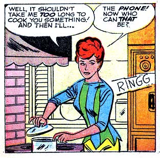 humor, Patsy Walker, ring, telephone