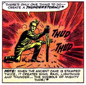 Asgardian, ground, hammer, Mjolnir, storm, superhero, Thor (Odinson), thud, weather