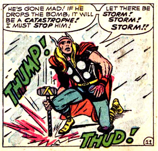 Asgardian, floor, hammer, Mjolnir, storm, superhero, Thor (Odinson), thud, thump, weather
