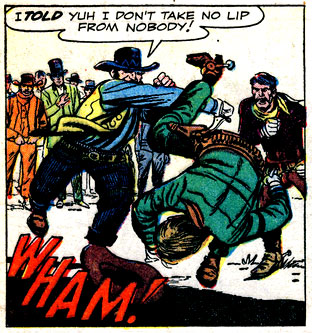 fist, punch, western, wham