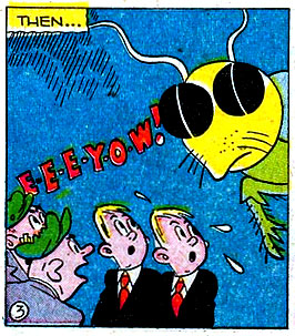 E-E-E-Y-O-W! Dover and Clover, eee, fear, humor, ow, surprise, verbal, yell, yow