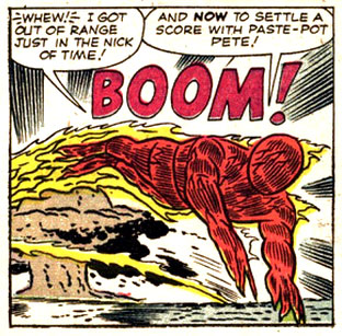 boom, explosion, missile, superhero