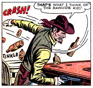 CRASH! TINKLE break, crash, glass, push, shatter, tink, tinkle, western