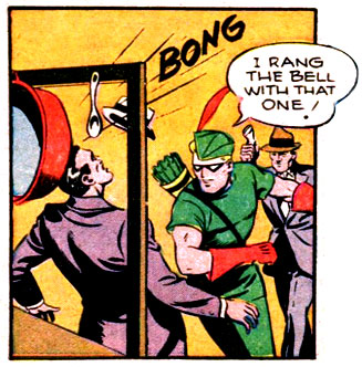 bong, Green Arrow (Oliver Queen), pan, punch, superhero, wok