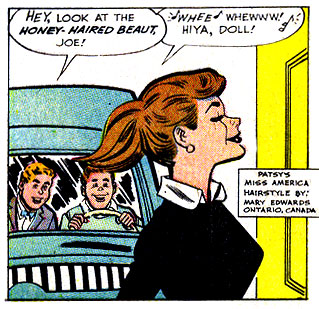 catcall, humor, lust, Nancy Brown, notes, whistling