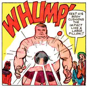 Blob (Frederick Dukes), cannonball, fire, gun, mutant, X-Men