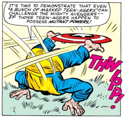 Beast (Hank McCoy), Captain America (Steve Rogers), mutant, shield, superhero, X-Men