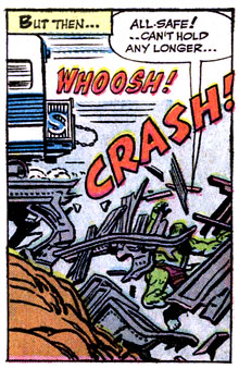 break, bridge, collapse, crash, Hulk (Bruce Banner), rail, superhero, train, trestle