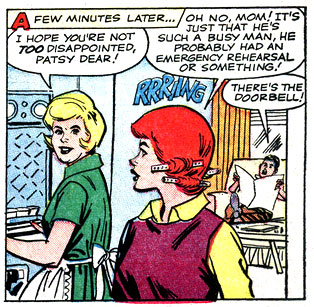 bell, door, doorbell, humor, Patsy Walker, ring