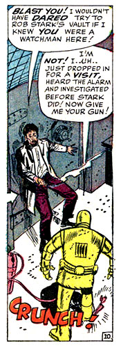 break, crunch, Iron Man (Tony Stark), stomp, superhero, torch