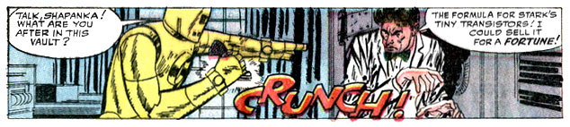 break, crunch, crush, gun, Iron Man (Tony Stark), pistol, squeeze, superhero
