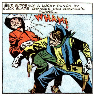 fist, punch, western, wham