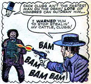 BAM BAM BAM BAM bam, gun, gunshot, revolver, shootout, western