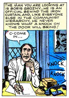 communists, door, horror, knock, literal