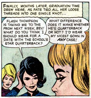 Flash Thompson prototype in Teen-Age Romance 85
